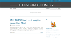 Desktop Screenshot of literatura-online.cz